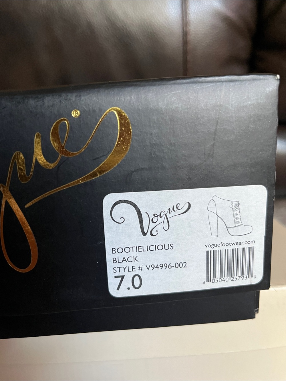 Vogue Footwear "Bootielicious" Stacked Heel Ankle Boots / Booties - Picture 8 of 8